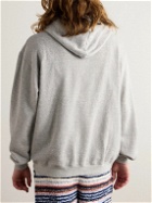 The Elder Statesman - Daily Cotton and Cashmere-Blend Hoodie - Gray