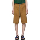 Dries Van Noten Tan Piene Shorts