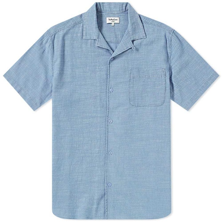 Photo: YMC Short Sleeve Malick Shirt Blue