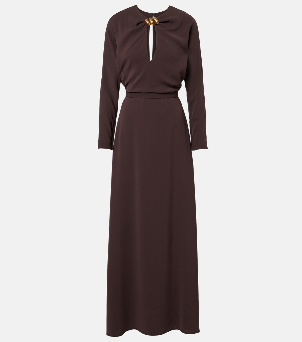 Max Mara Embellished cady maxi dress