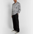 Noon Goons - Leopard-Print Satin Shirt - Animal print