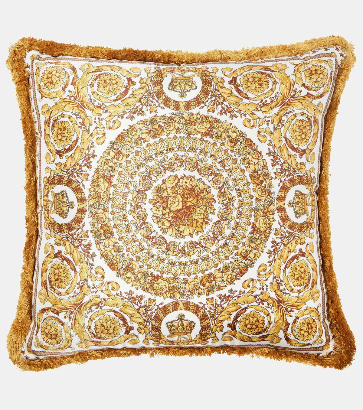Versace Home Barocco silk cushion