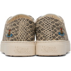 Vivienne Westwood Beige Low Top Plimsoll Sneakers
