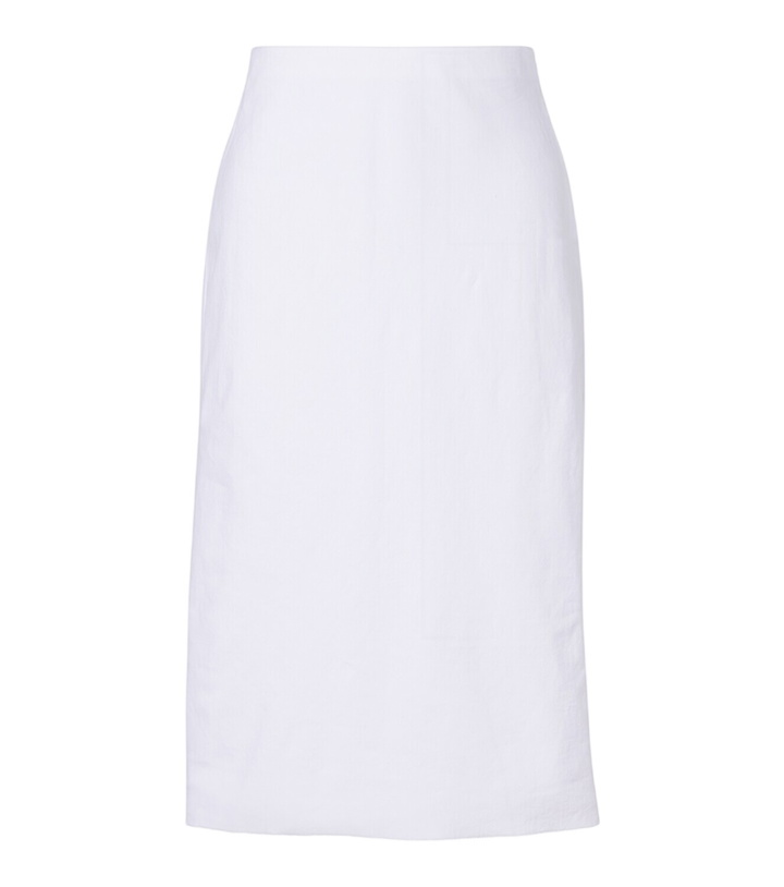 Photo: Vince Easy linen-blend midi skirt