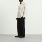 Our Legacy Men's Night Drape Twill Leisure Trouser in Crow Black