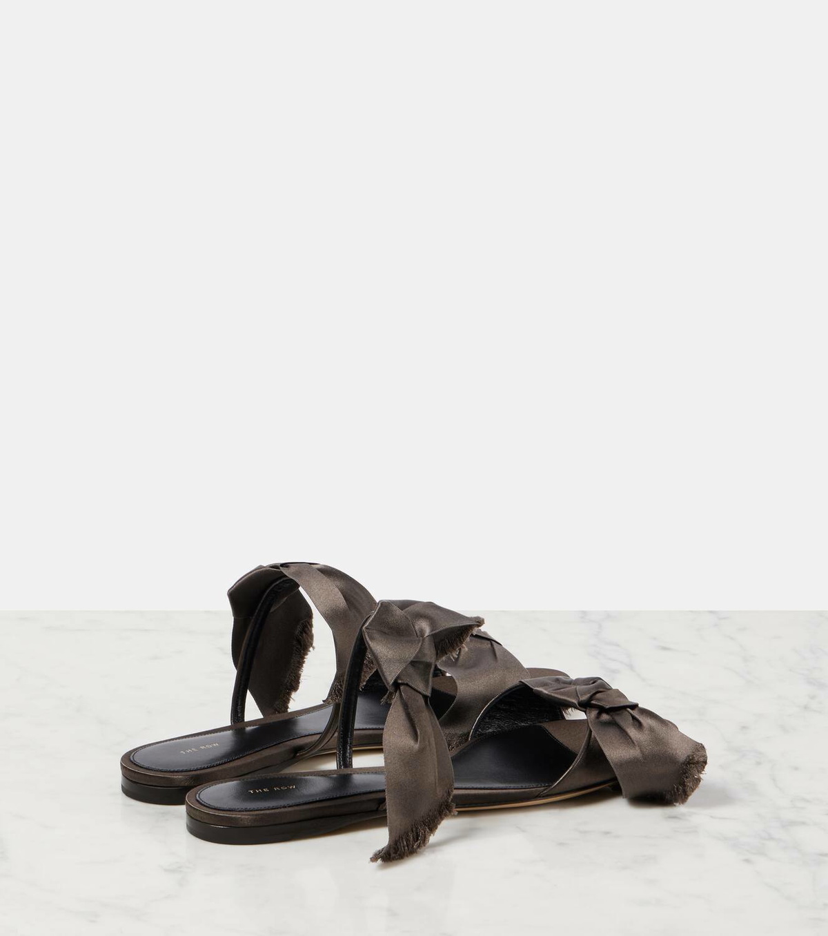 The Row Vika satin sandals The Row The Row Vika satin sandals The Row