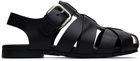 Bottega Veneta Black Alfie Sandals