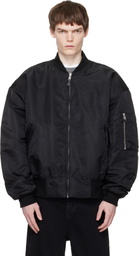 Entire Studios Black Broad Bomber Jacket