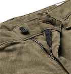 rag & bone - Fit 2 Slim-Fit Garment-Dyed Stretch-Cotton Twill Chinos - Army green