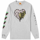 Nancy Men's Long Sleeve Emo T-Shirt in Grey