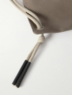 Rick Owens - Embellished Leather Drawstring Backpack