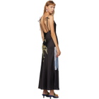 Im Sorry by Petra Collins SSENSE Exclusive Black Print Slip Dress