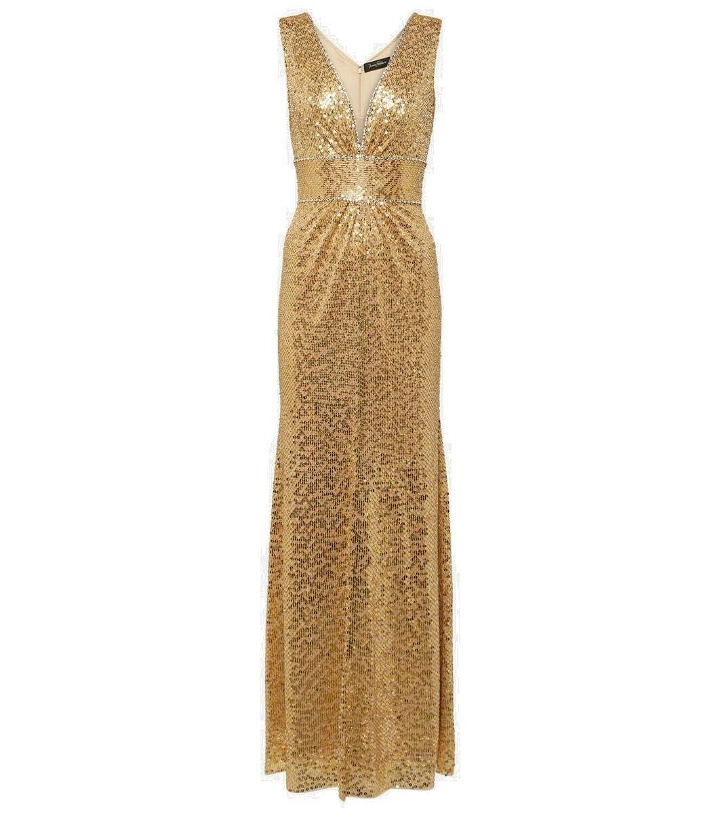 Photo: Jenny Packham Cygnet sequined ruched gown