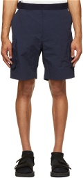 Descente Allterrain Navy Nylon Side Adjuster Shorts