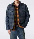 RRL Jacquard plaid denim jacket