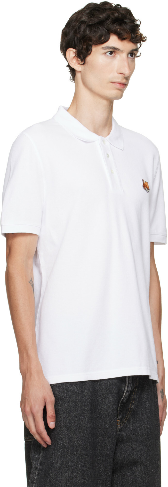 Maison Kitsuné White Fox Head Regular Polo