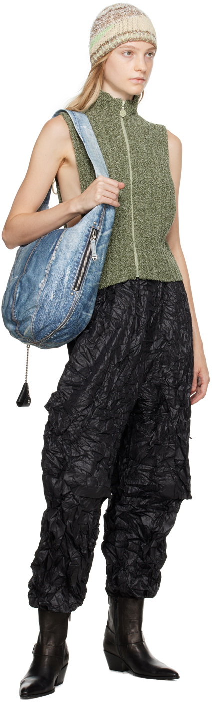 OPEN YY Khaki Zip Vest