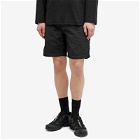 and wander Men's Nylon Taffeta Hiker Shorts in Black