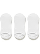 NN07 - Three-Pack Cotton-Blend Socks - White