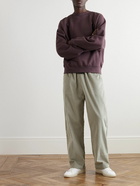 FEAR OF GOD ESSENTIALS - Logo-Appliquéd Cotton-Corduroy Drawstring Trousers - Gray