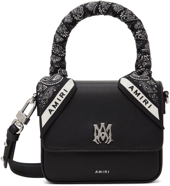Photo: AMIRI Black Bandana Micro Ma Bag