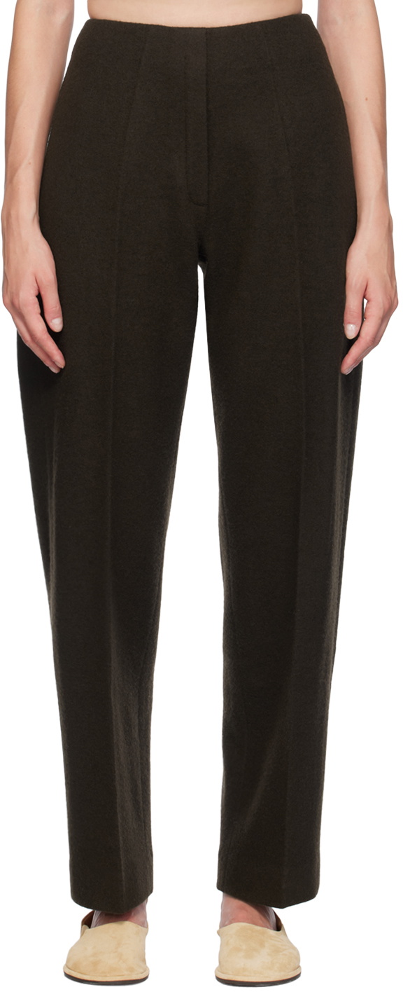 GIA STUDIOS Brown Cocoon Trousers