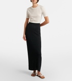 The Row Etina ribbed-knit cotton T-shirt