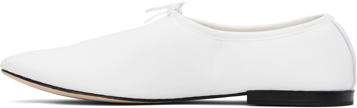 Repetto White Lucien Ballet Loafers