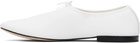 Repetto White Lucien Ballet Loafers