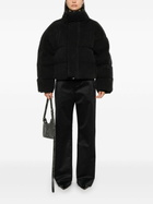 ENTIRE STUDIOS Black Velvet Puffer Jacket