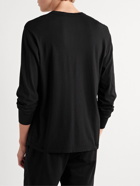 Save Khaki United - Supima Cotton-Jersey Henley T-Shirt - Black