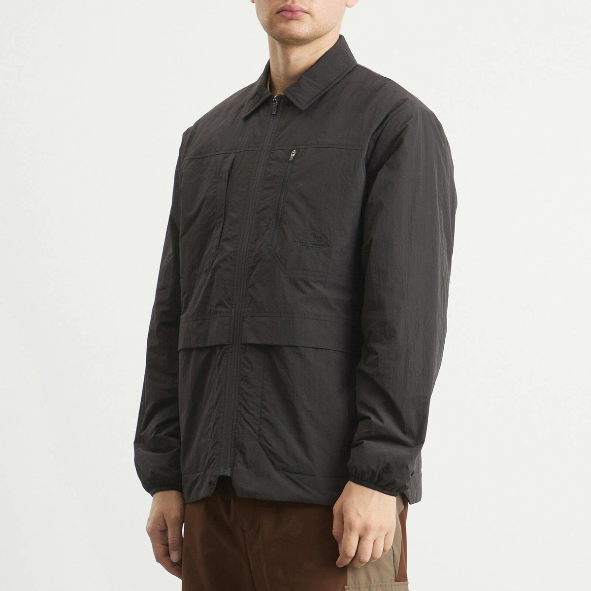 KA_YO_Prototype Men's Insulated Overshirt in Black