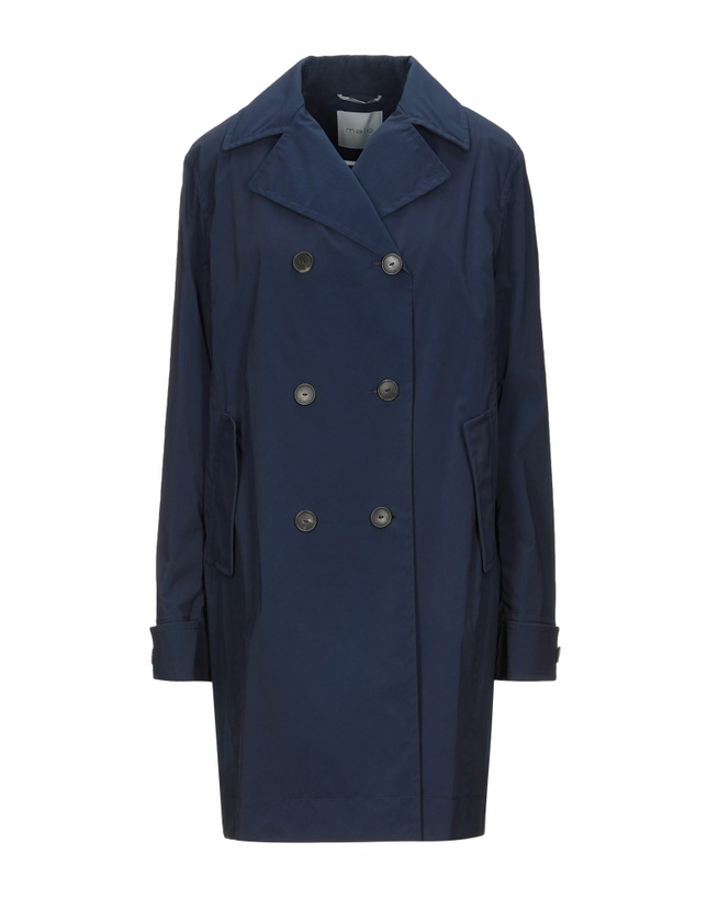 Photo: Malo Womens Overcoat & Trench Coat Midnight in Blue