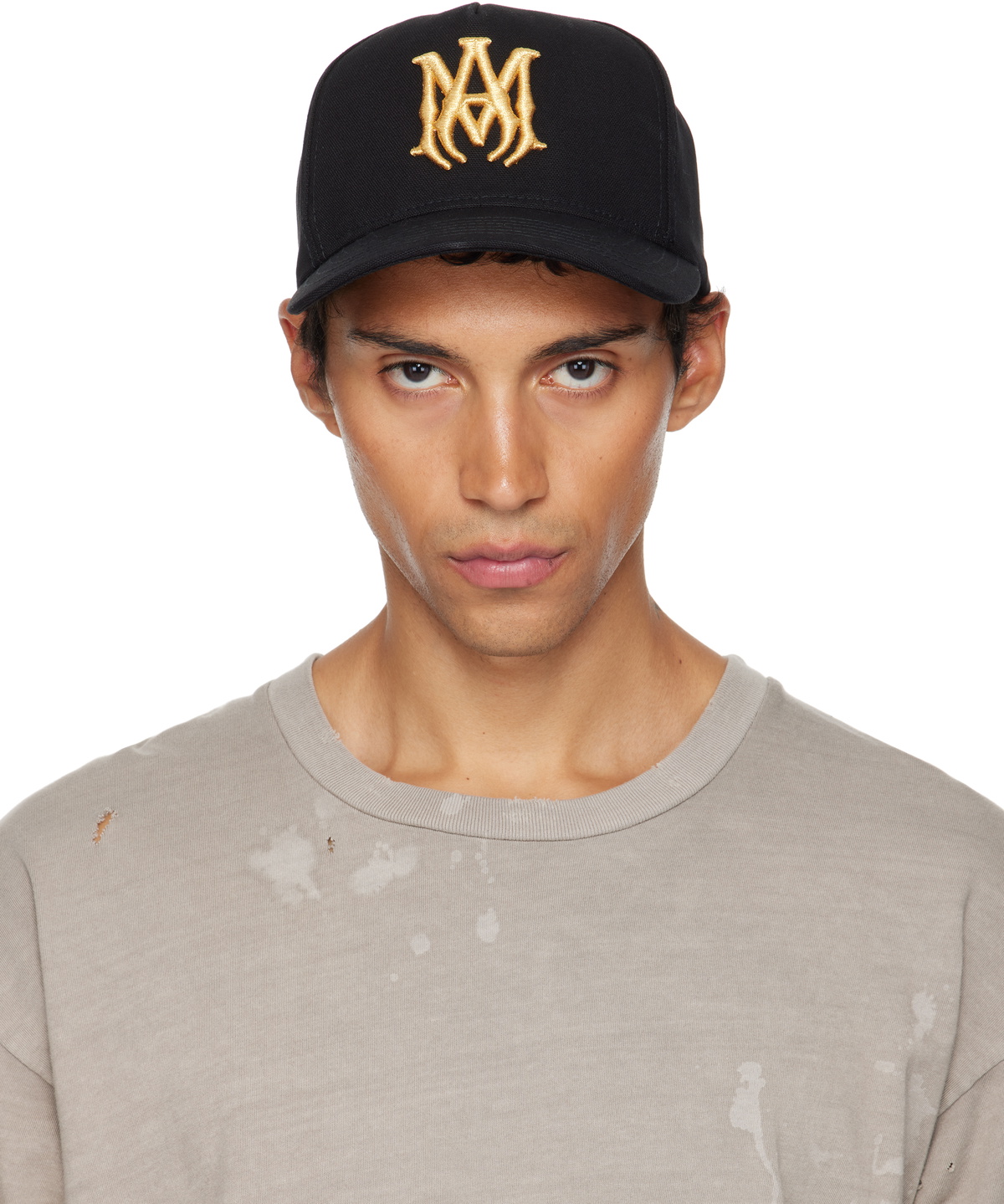 AMIRI Indigo 'Amiri 22' Fitted Cap Amiri