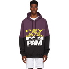 Perks and Mini Black and Purple Halfway Hoodie