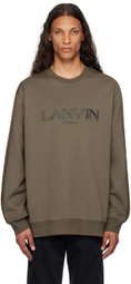 Lanvin Taupe Curb Side Sweatshirt
