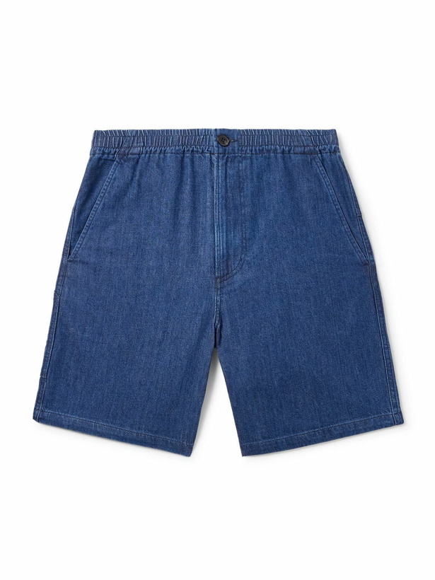 Photo: A.P.C. - Norris Straight-Leg Denim Shorts - Blue
