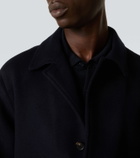 Saman Amel Belted wool overcoat