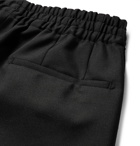 Balenciaga - Wide-Leg Wool and Mohair-Blend Trousers - Men - Black