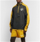 Nike x Undercover - GYAKUSOU NRG Logo-Print Shell Half-Zip Hooded Jacket - Gray
