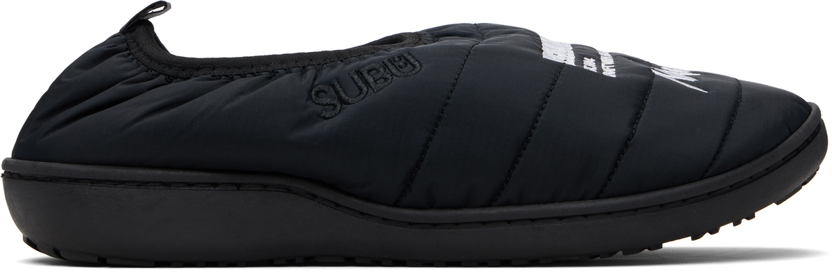 NEIGHBORHOOD×SUBU Neighborhood Black NANGA & SUBU Edition Vamp Slippers Neighborhood