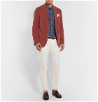 Boglioli - Brick Slim-Fit Unstructured Cotton-Corduroy Blazer - Men - Red