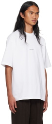 meanswhile White Whole Earth T-Shirt