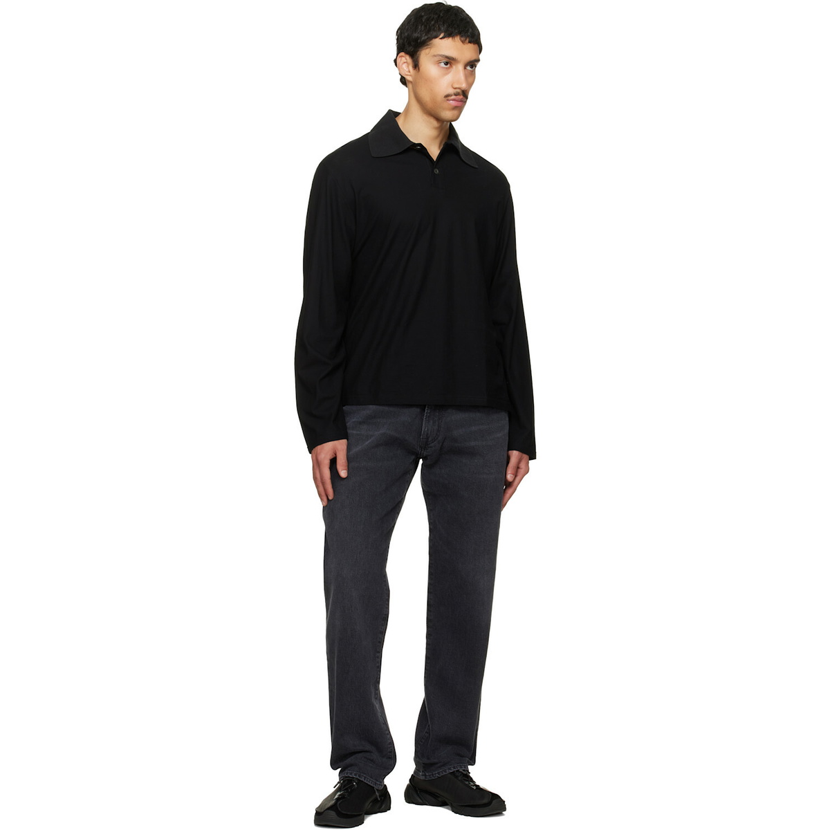 Citizens of Humanity Black Elijah Straight Archive Jeans