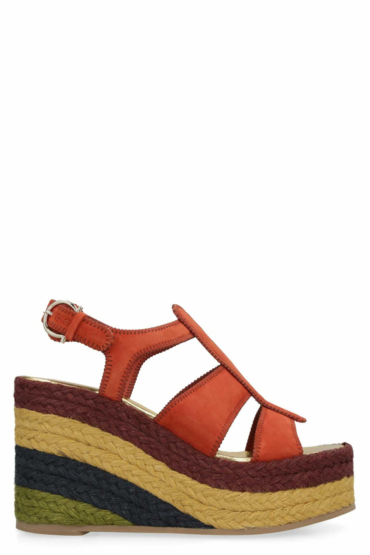 Ferragamo Jute Wedge Espadrilles Salvatore Ferragamo