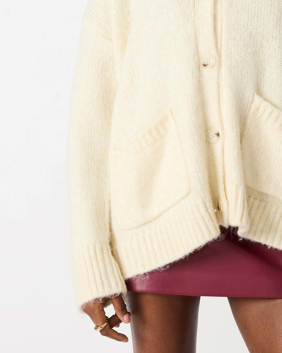 Steve Madden Finley Sweater in Cream