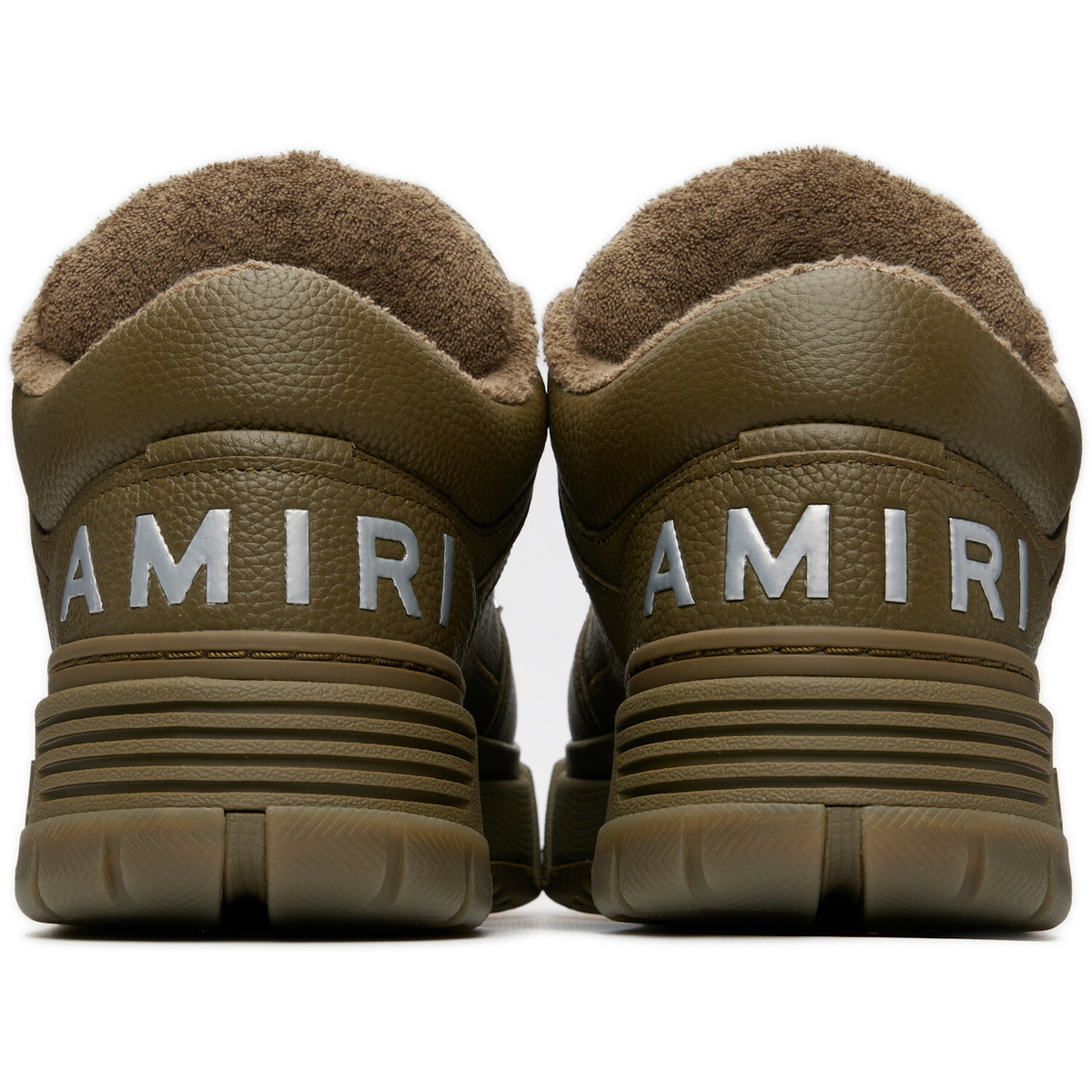 AMIRI Khaki Metallic MA-1 Sneakers