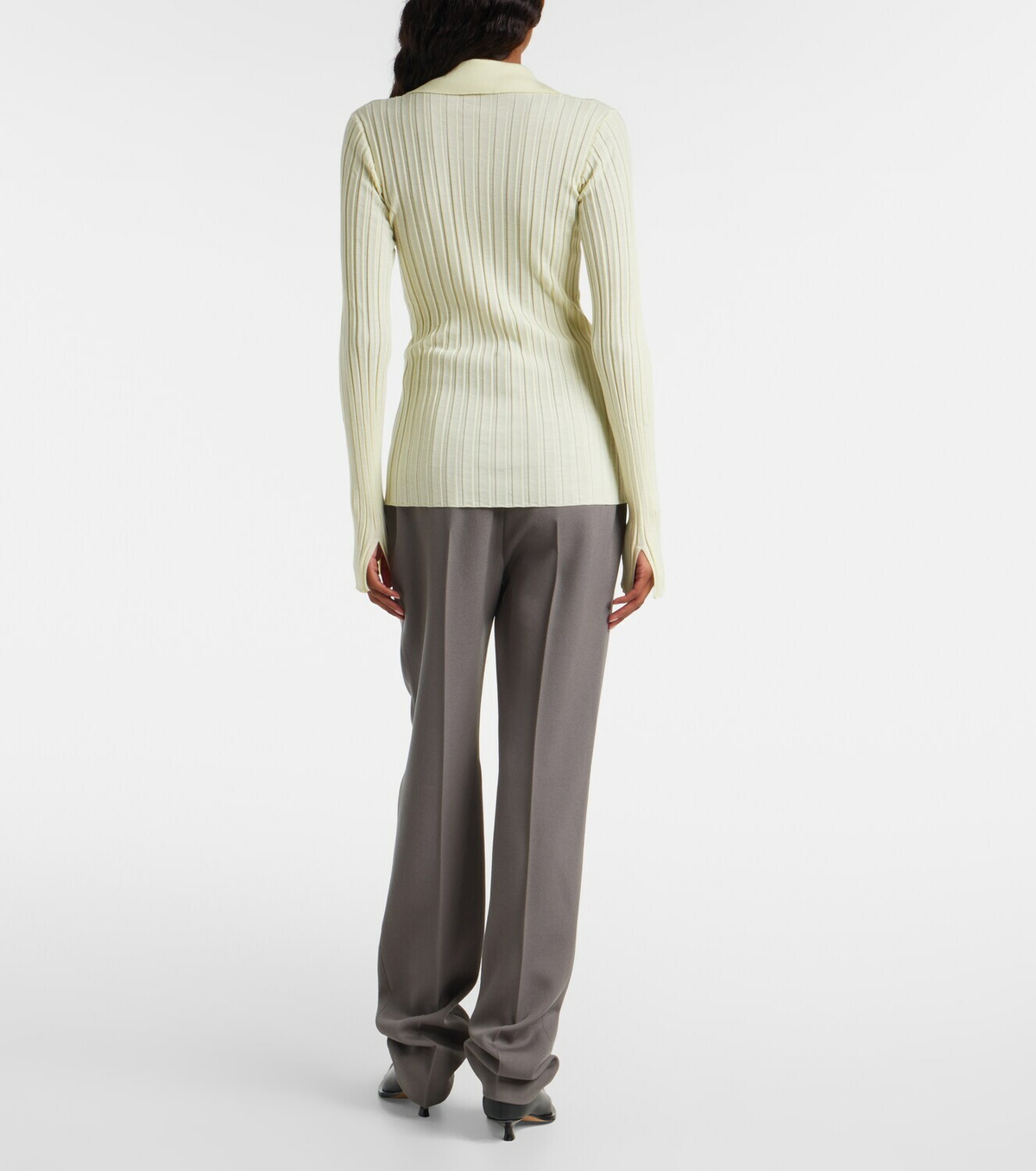 Calvin Klein Collection Amber wool polo sweater