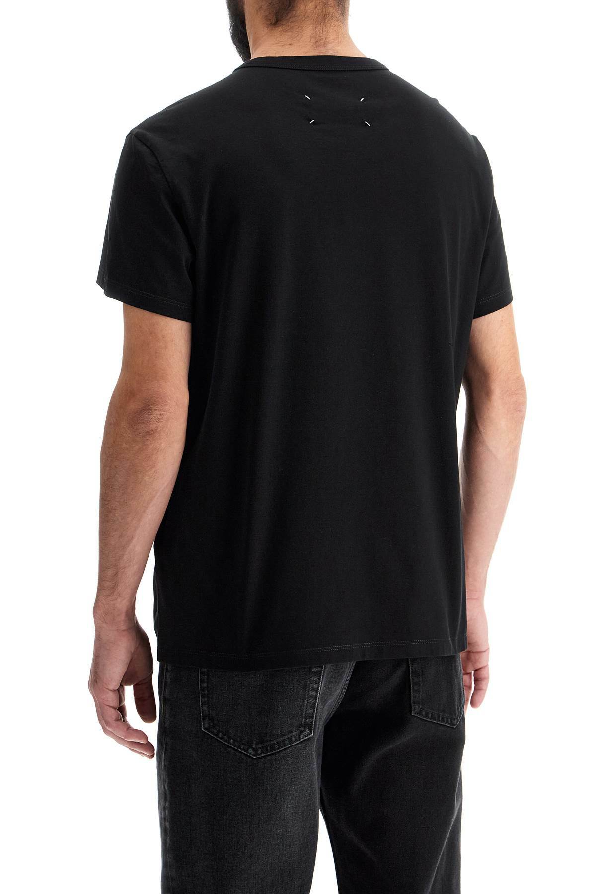 MAISON MARGIELA 'reverse logo t-shirt with Black Maison Margiela
