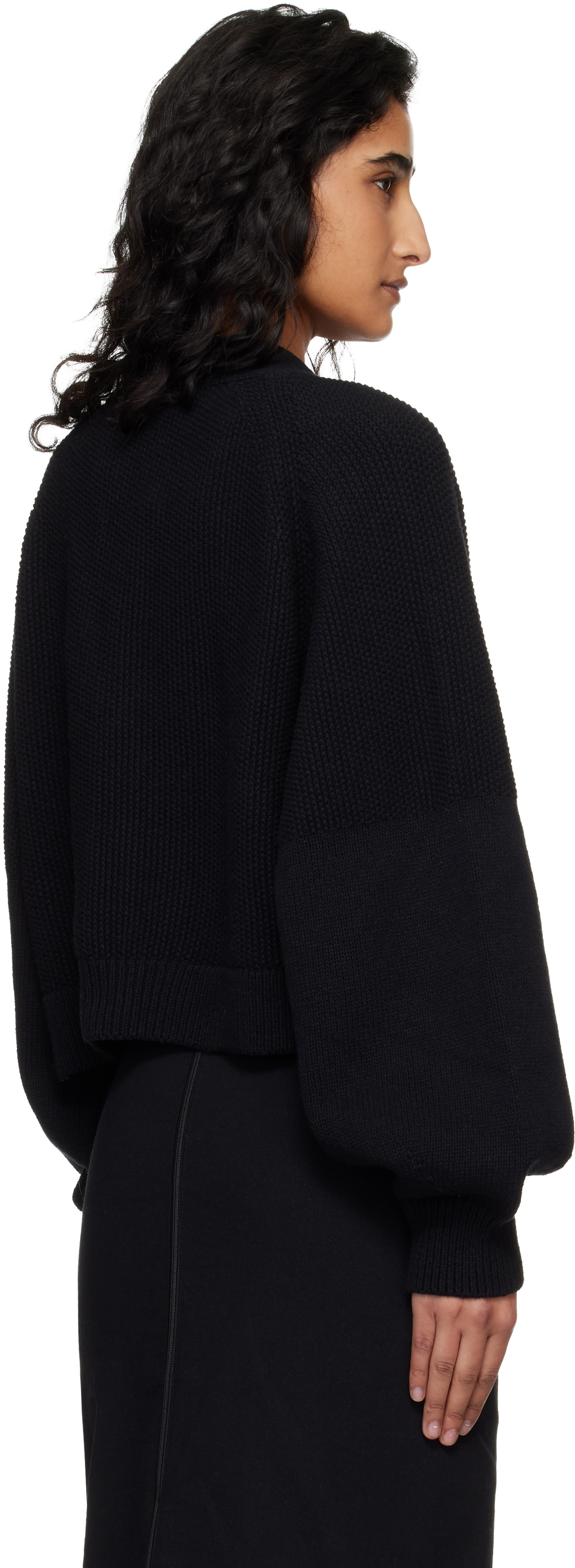 YMC Black Computer Cardigan